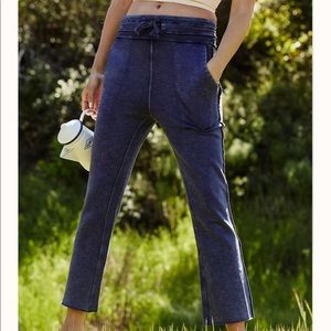 Free People 7/8 crop Wild Side pants High Waisted